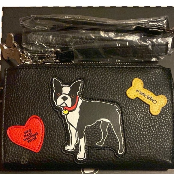 NWOT Marc Tetro Women’s Black Wristlet Wallet & Crossbody - Picture 2 of 8